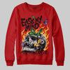 Red Sneakers DopeSkill Sweatshirt Ease My Mind Graphic Streetwear - Red