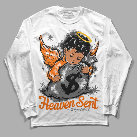 Jordan 3 Retro 'Fear Pack' DopeSkill Long Sleeve T-Shirt Heaven Sent Graphic Streetwear - White