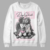 Dunk Low LX Pink Foam DopeSkill Sweatshirt Real Lover Graphic Streetwear - White