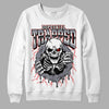 Jordan 9 Retro Fire Red DopeSkill Sweatshirt Trapped Halloween Graphic Streetwear  - White 