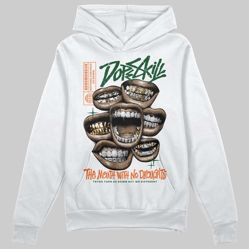 SoleFly x Air Jordan 3 “Fruits Of Our Labor” DopeSkill Hoodie Sweatshirt The Mouth With No Droughts Graphic Streetwear - White