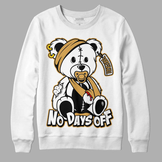 Jordan 11 "Gratitude" DopeSkill Sweatshirt Hurt Bear Graphic Streetwear - White