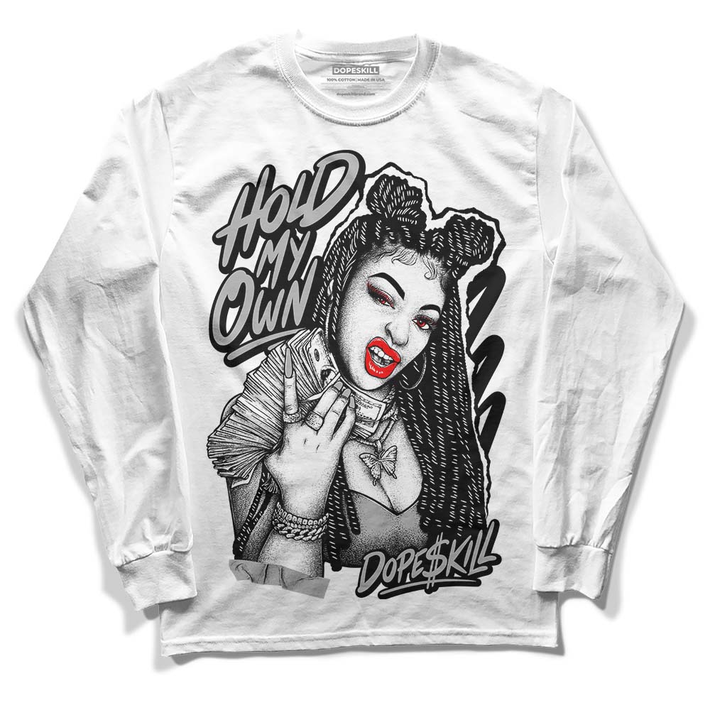 Jordan 1 Low OG “Shadow” DopeSkill Long Sleeve T-Shirt New H.M.O Graphic Streetwear - White