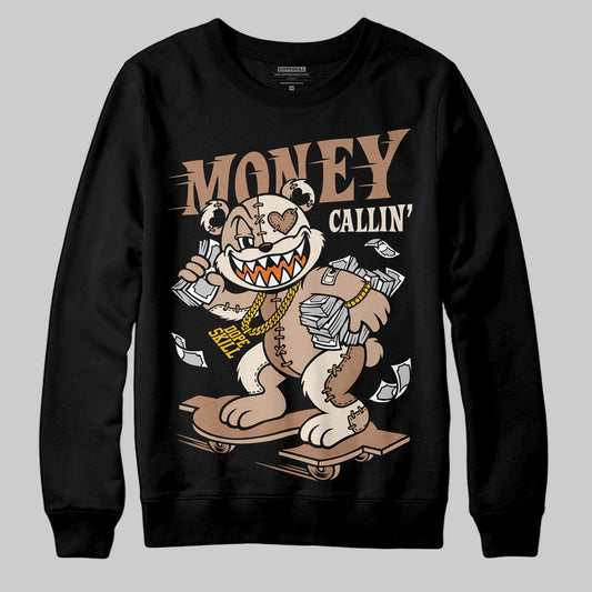 Jordan 4 Retro Cozy Girl DopeSkill Sweatshirt Money Callin' Graphic Streetwear - black