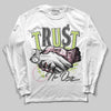 Chase B x Travis Scott x Jordan Jumpman Jack DopeSkill Long Sleeve T-Shirt Trust No One Graphic Streetwear - White