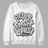 Dunk Low ‘Pure Platinum’ DopeSkill Sweatshirt Never Forget Loyalty Graphic Streetwear - White