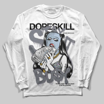 Jordan 11 Low CNY “Year of the Snake” DopeSkill Long Sleeve T-Shirt Stay It Busy Graphic Streetwear - White