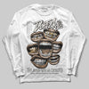 Jordan 3 Retro Pure Money DopeSkill Long Sleeve T-Shirt The Mouth With No Droughts Graphic Streetwear - White