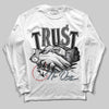 Jordan 5 Retro OG Black Metallic Reimagined DopeSkill Long Sleeve T-Shirt Trust No One Graphic Streetwear - White