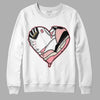 Jordan 3 GS “Red Stardust” DopeSkill Sweatshirt Heart Jordan 3 Graphic Streetwear - White 