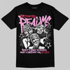 Jordan 1 Low “Pink Pack” DopeSkill T-Shirt Distorted Realms Graphic Streetwear - black