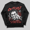 Red Sneakers DopeSkill Long Sleeve T-Shirt Outlast Graphic Streetwear - black