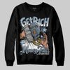 Jordan 40 “Blue Suede” DopeSkill Sweatshirt Get Rich Graphic Streetwear - Black