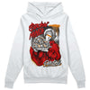 Jordan 4 Retro Red Cement DopeSkill Hoodie Sweatshirt Stackin Mines Graphic Streetwear - White