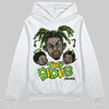 Neon Green Sneakers DopeSkill Hoodie Two Sides Graphic Streetwear - White