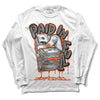 Jordan 3 Georgia Peach DopeSkill Long Sleeve T-Shirt Paid In Full Graphic Streetwear - White