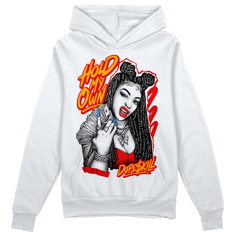 Red Sneakers DopeSkill Hoodie Sweatshirt New H.M.O Graphic Streetwear - White