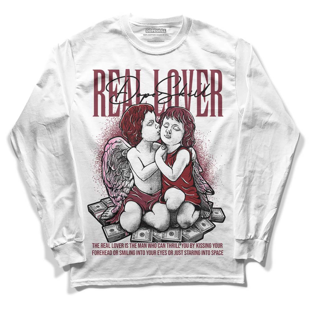 Jordan 1 Retro High OG “Team Red” DopeSkill Long Sleeve T-Shirt Real Lover Graphic Streetwear - White