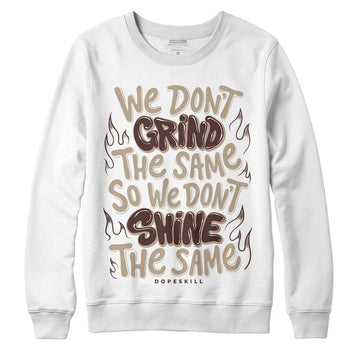 Jordan 1 High OG “Latte” DopeSkill Sweatshirt Grind Shine Graphic Streetwear - White