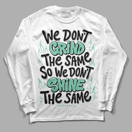 Jordan 3 "Green Glow" DopeSkill Long Sleeve T-Shirt Grind Shine Graphic Streetwear - White 