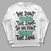 Jordan 3 "Green Glow" DopeSkill Long Sleeve T-Shirt Grind Shine Graphic Streetwear - White 