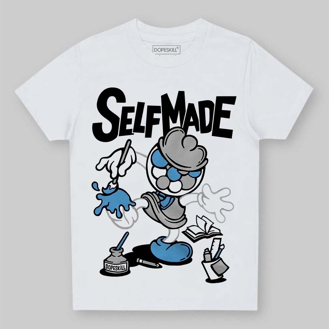 Jordan 10 OG “Steel” DopeSkill Toddler Kids T-shirt Self Made Graphic Streetwear - White