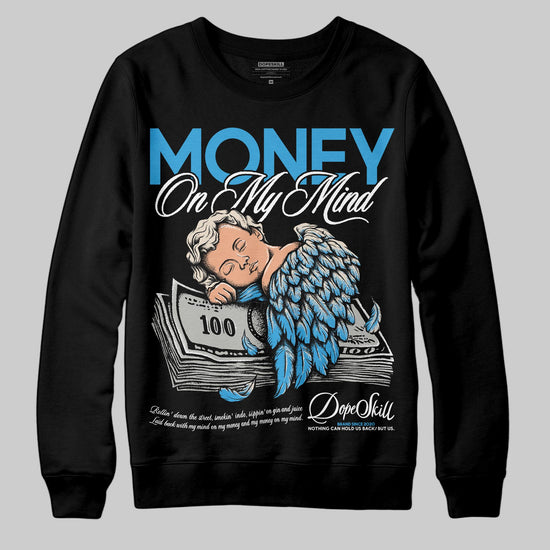 Jordan 1 High OG “UNC” Reimagined DopeSkill Sweatshirt MOMM Graphic Streetwear - Black