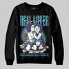 Jordan 8 Retro 'Aqua' 2025 DopeSkill Sweatshirt Real Lover Graphic Streetwear - Black