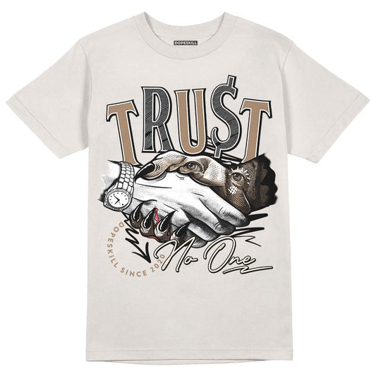 Jordan 5 SE “Sail” DopeSkill Sand T-shirt Trust No One Graphic Streetwear