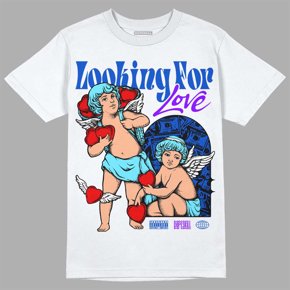 Dunk Low Argon DopeSkill T-Shirt Looking For Love Graphic Streetwear - White