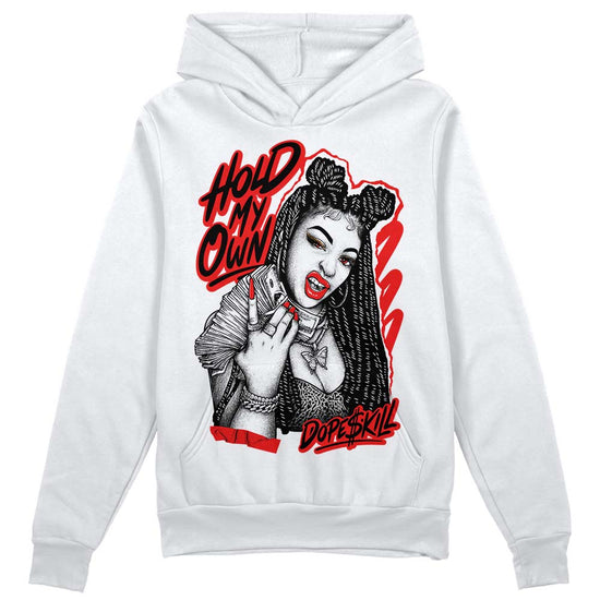 Jordan Spizike Low Bred DopeSkill Hoodie Sweatshirt New H.M.O Graphic Streetwear - White