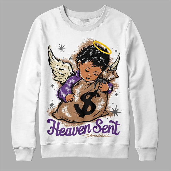 Jordan 6 WMNS Gore-Tex Brown Kelp DopeSkill Sweatshirt Heaven Sent Graphic Streetwear - White