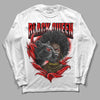 Jordan 1 Retro High OG "Satin Bred" DopeSkill Long Sleeve T-Shirt New Black Queen Graphic Streetwear - White