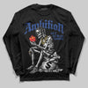 Royal Blue Sneakers DopeSkill Long Sleeve T-Shirt Ambition Graphic Streetwear - Black