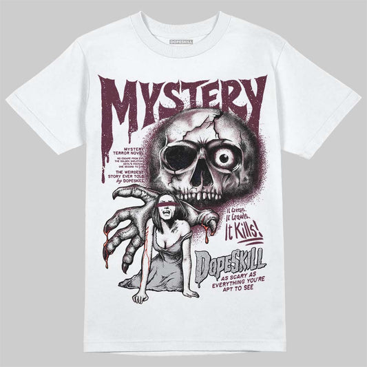 Jordan 5 Retro Burgundy (2023) DopeSkill T-Shirt Mystery Ghostly Grasp Graphic Streetwear - WHite 