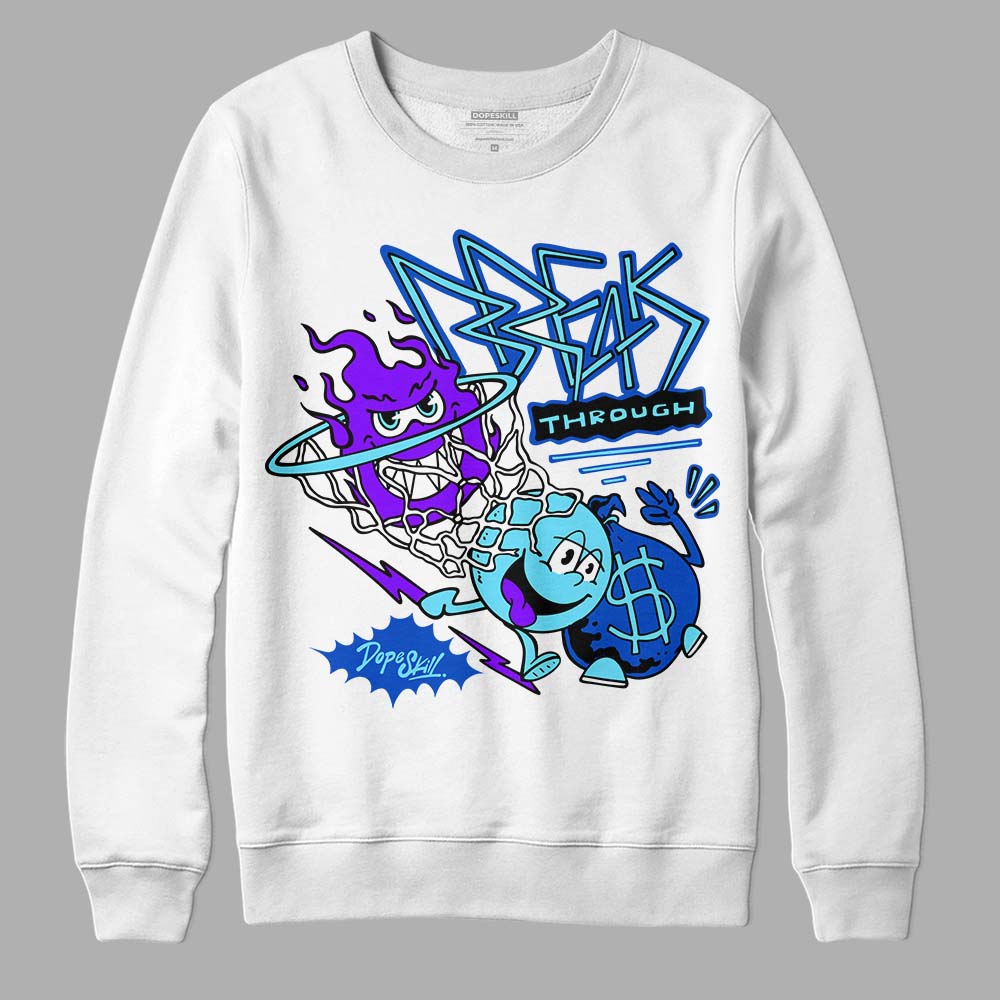 Dunk Low Argon DopeSkill Sweatshirt Break Through Graphic Streetwear - White