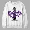 Jordan 12 “Field Purple” DopeSkill Sweatshirt Queen Chess Graphic Streetwear - White 