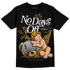 Jordan 13 Wheat 2023 DopeSkill T-Shirt New No Days Off Graphic Streetwear - Black