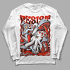 Jordan 6 Retro Toro Bravo DopeSkill Long Sleeve T-Shirt Resist Graphic Streetwear - White