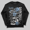 Asics Gel-Cumulus 16 Wash/Independence Blue DopeSkill Long Sleeve T-Shirt Side Hustle Graphic Streetwear - Black