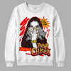 Red Sneakers DopeSkill Sweatshirt NPC Graphic Streetwear - White