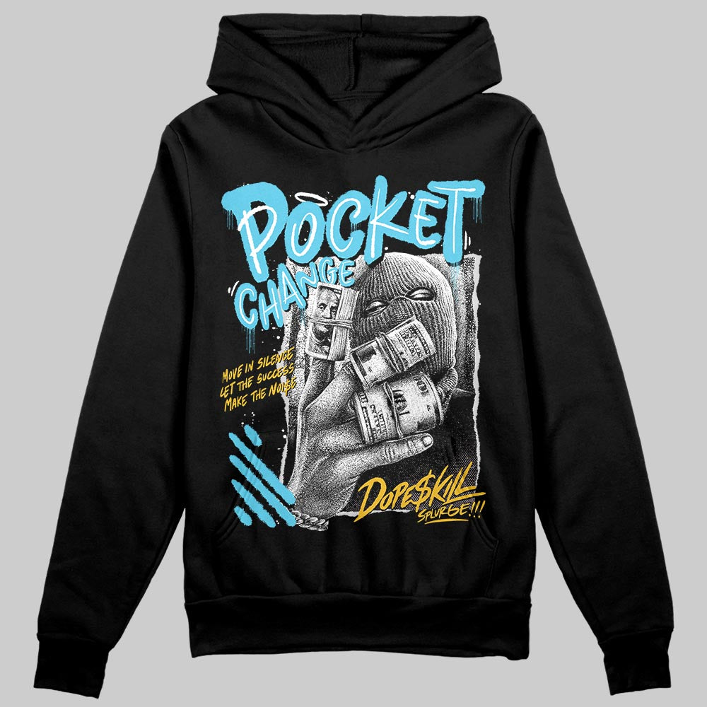 Jordan 11 Retro Gamma Blue (2025) DopeSkill Hoodie Sweatshirt Pocket Change Graphic Streetwear - Black