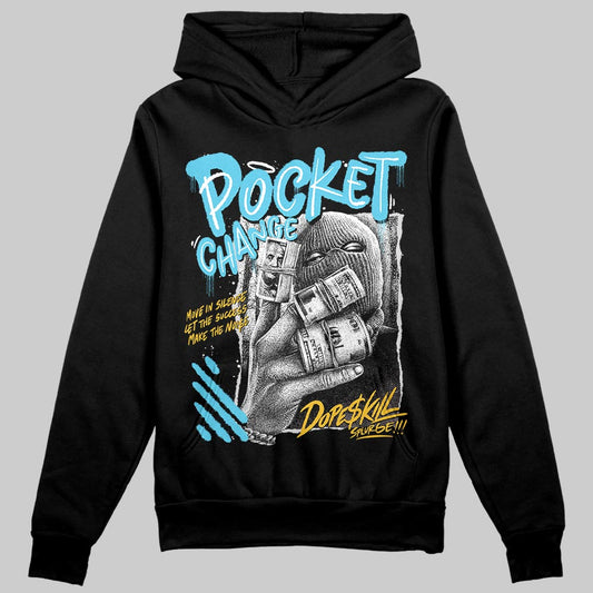 Jordan 11 Retro Gamma Blue (2025) DopeSkill Hoodie Sweatshirt Pocket Change Graphic Streetwear - Black