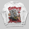 Jordan 1 Low OG "Chicago" DopeSkill Long Sleeve T-Shirt Get Rich Graphic Streetwear - White