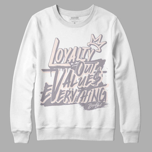 Jordan 2 Cement Grey DopeSkill Sweatshirt LOVE Graphic Streetwear - White