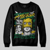 Jordan 5 “Lucky Green” DopeSkill Sweatshirt Pretty Girl Swag Graphic Streetwear - Black