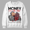 Jordan 4 “Bred Reimagined” DopeSkill Sweatshirt MOMM Graphic Streetwear - White