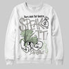 Jordan 4 WMNS “Seafoam” (2025) DopeSkill Sweatshirt Speak It Graphic Streetwear - White