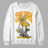 Jordan 6 “Yellow Ochre” DopeSkill Sweatshirt Stay High Graphic Streetwear - White