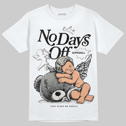 Jordan 3 Retro Pure Money DopeSkill T-Shirt New No Days Off Graphic Streetwear - White
